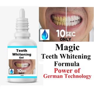 TEETH WHITENING GEL PACK OF 2 REMOVE STAIN IN JUST 30 SECOND Teeth Whitening Liquid (30 ml) view 2