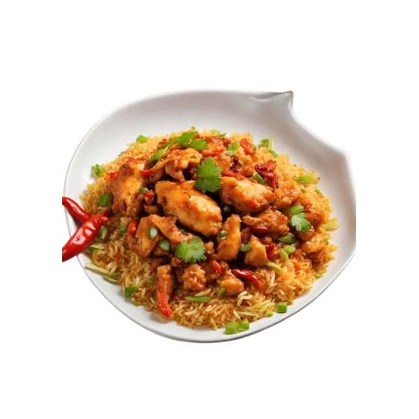 Steak Red Chilly Oyster Fried Rice (Chicken)
