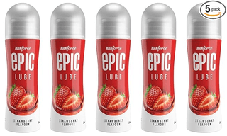 Manforce Epic Strawberry Flavored Lube 60 ml x Pack of 5