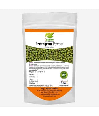 Jeyam Herbals GreenGram Powder| Moong Dal | Mung Bean Powder 100 gm