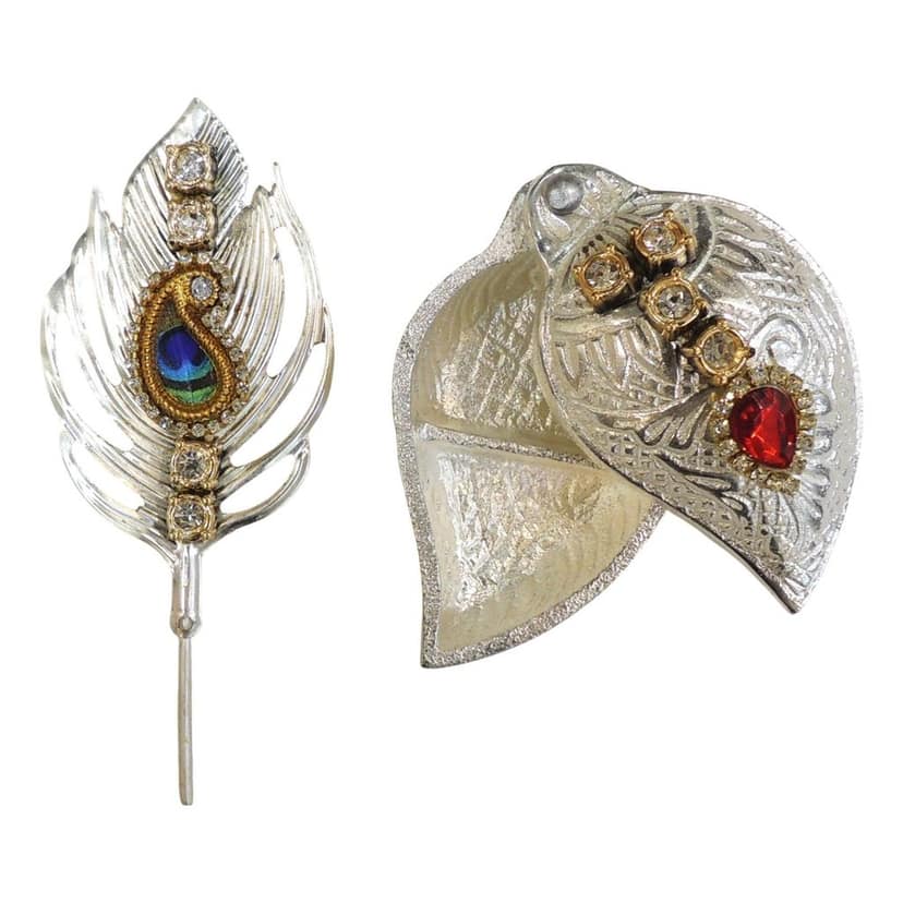 Aluminium Tilak Dani | Diwali Decorative Gifting Item, Height : 2.5 Inch (ATMAS080 B) view 3