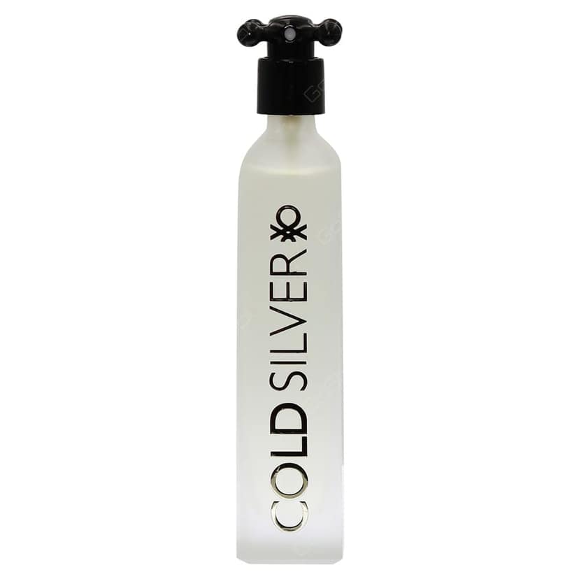 United Colors Of Benetton Cold Silver Eau de Toilette For Men 100ml – Fresh, Woody & Long-Lasting Masculine Fragrance view 3