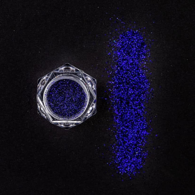 BOBI Blue Loose Holographic Glitter Eyeshadow (10gm) view 2