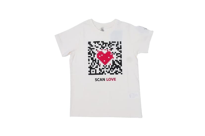 KUCHU Kids T-Shirt with Scan Love Print | Soft Cotton Tee | Lightweight | Skin-Friendly | Everyday Wear | Age 8–9 Years view 2