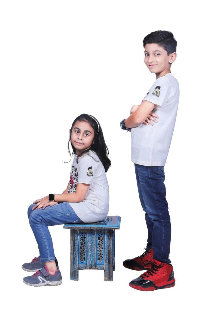 KUCHU Kids T-Shirt with Scan Love Print | Soft Cotton Tee | Lightweight | Skin-Friendly | Everyday Wear | Age 8–9 Years view 4
