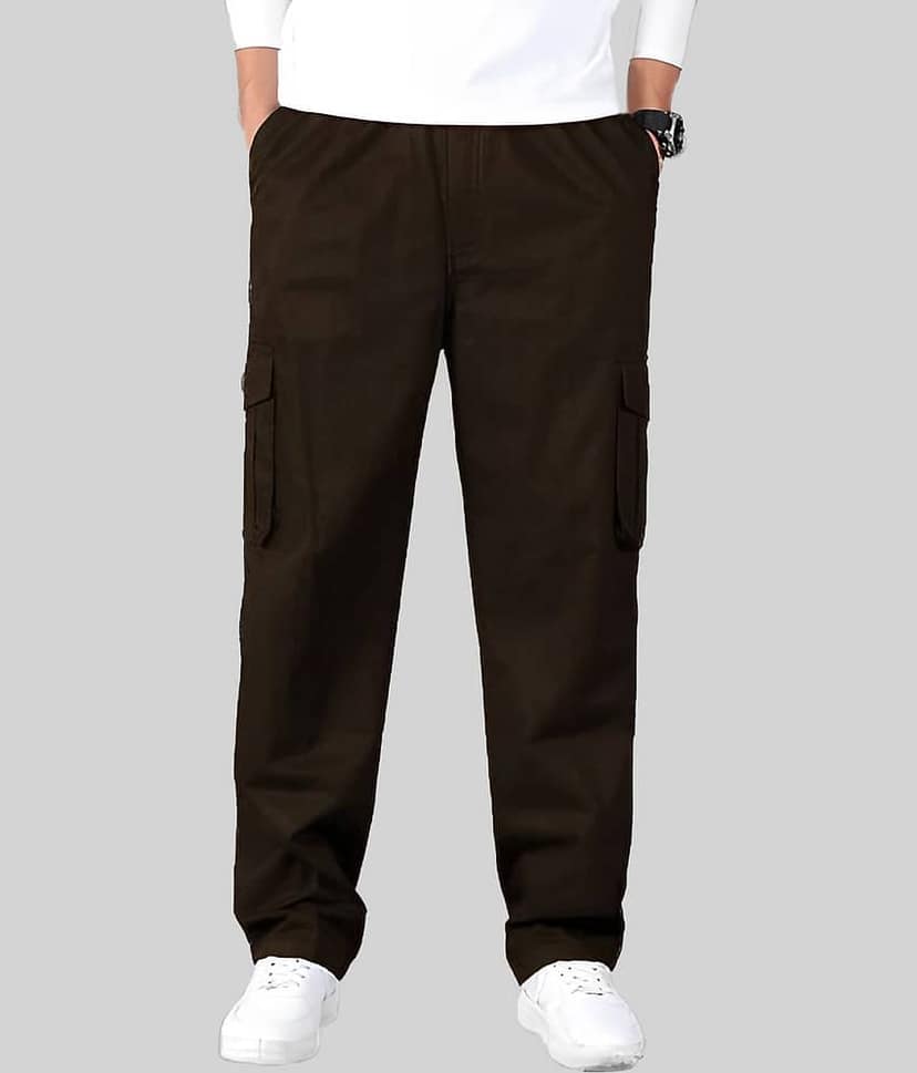 Reoutlook Regular Flat Men's Cargos - Grey ( Pack of 1 )