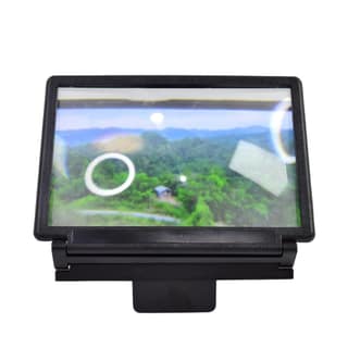 DHRUVINSRI 3D HD Mobile Screen Magnifier – 12-Inch Enlarged Display with Adjustable Stand