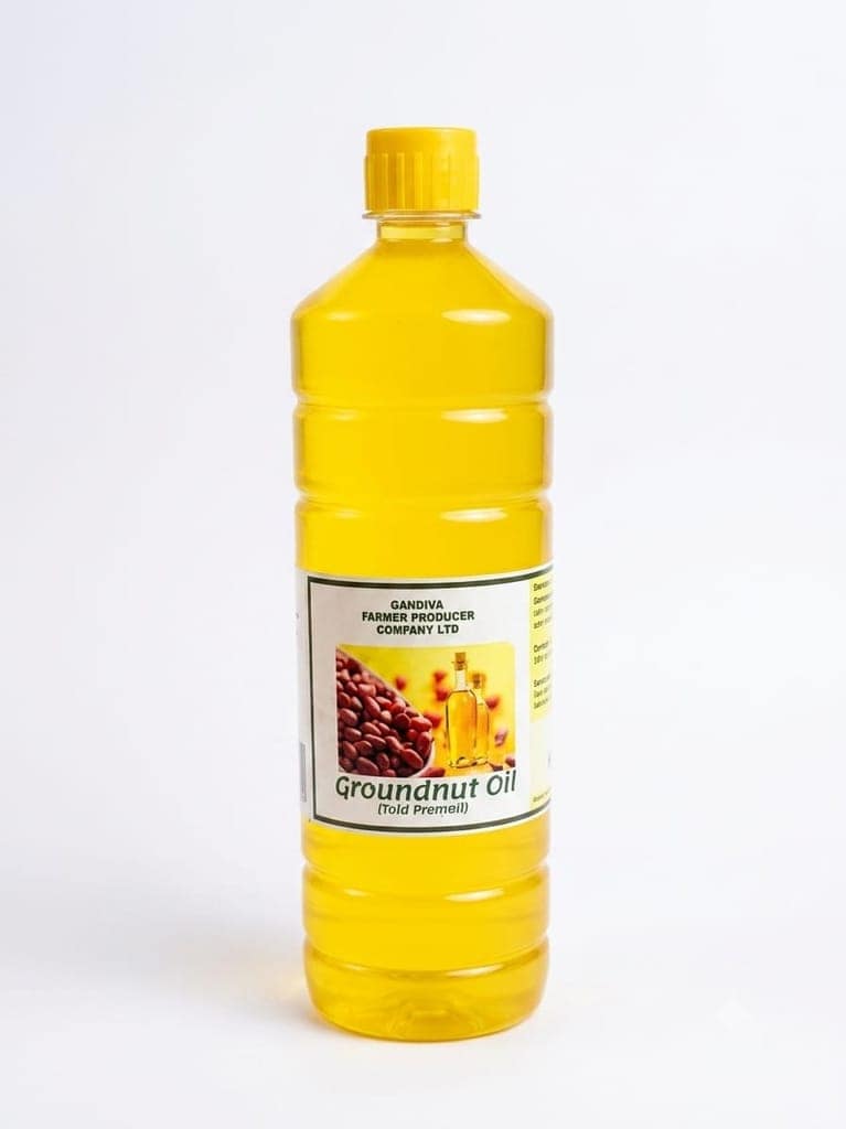 Groundnut Oil - 1L" wood pressed