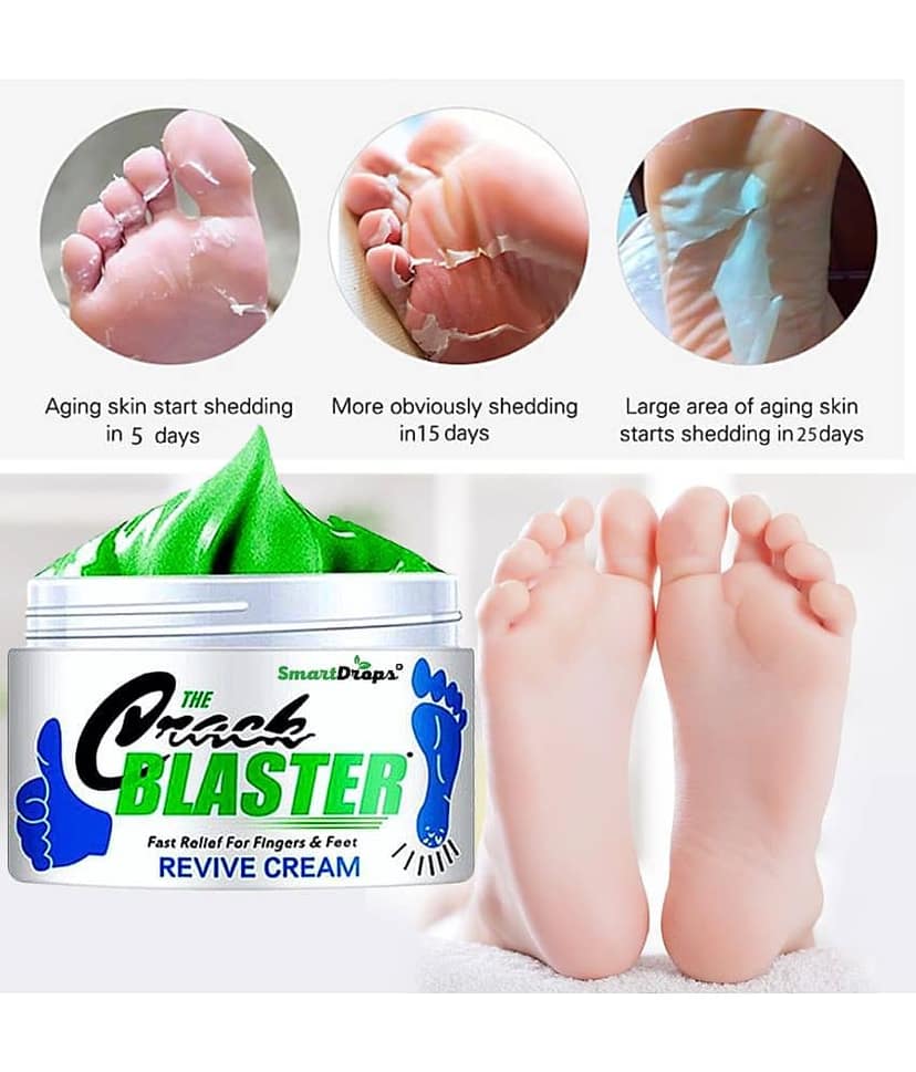 Smartdrops Foot Care Cream for soft heels Feet Cream Foot Cream ( 100 g ) Pack of 2 view 2