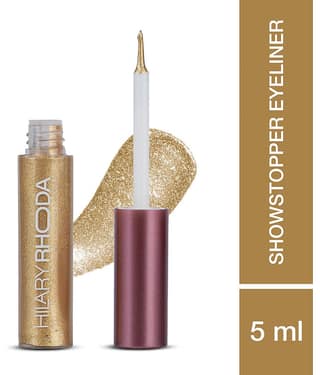 Hilary Rhoda Gold Glitter Eye Liner Liquid ( Pack of 1 )