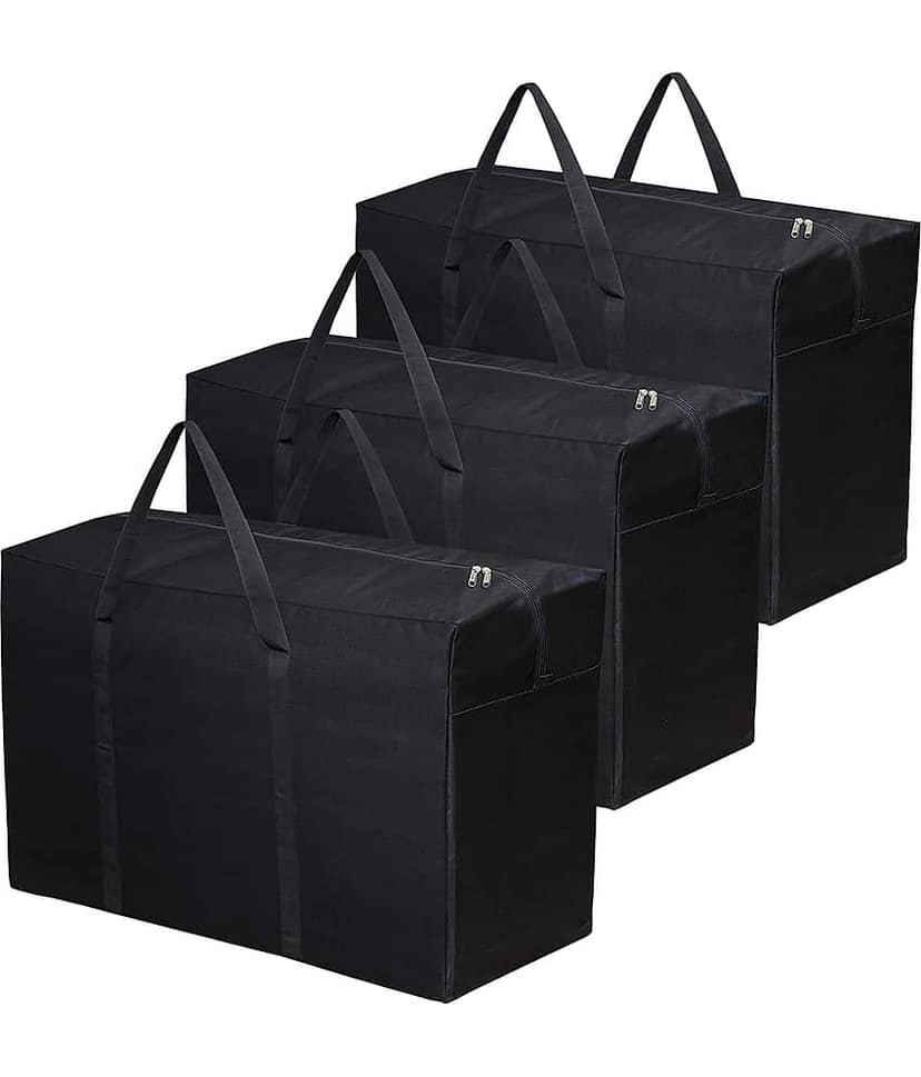 Waji Va Underbed Storage Organizer for Clothes Sarees Blankets and Toys Foldable Under Bed Box with Zip and Handle Dustproof Space Saving Non Woven Storage Bag for Home and Bedroom