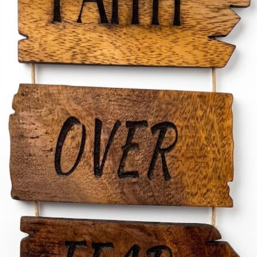 WOODEN WALL HANGING DECOR view 3