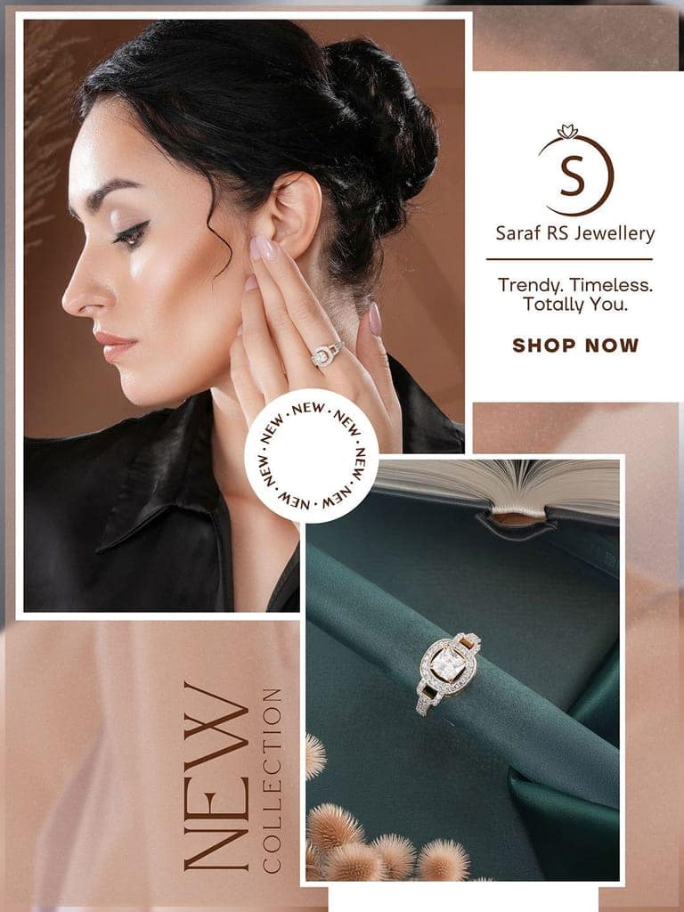Gold Plated Princess Cut Zircon Studded Link Minimal Adjustable Propose Engagement Finger Ring view 5