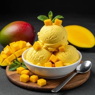 Alphonso Mango Ice Cream