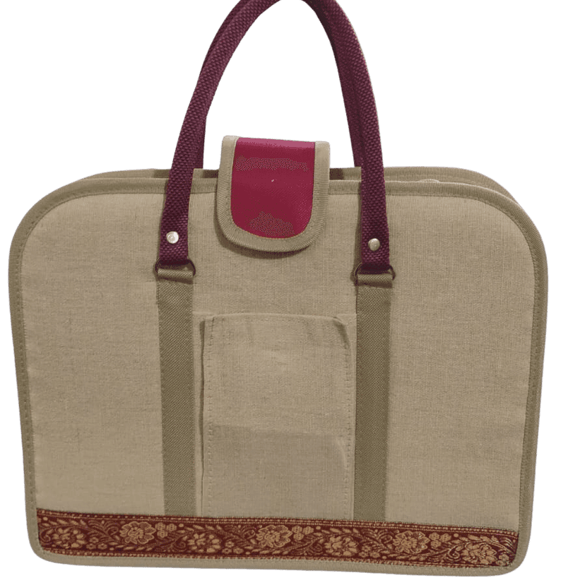 Prattya Jute made Classis Unisex Laptop bag