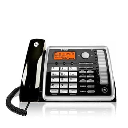 Motorola ML25260 Corded Duplex Speakerphone DECT 6.0 Expandable 2-line Business Phone view 4