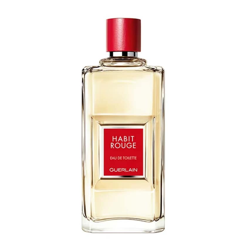 Guerlain Habit Rouge Eau De Toilette 100ml for Men Premium Luxury Long Lasting Warm Spicy Woody Aromatic Classic Designer Fragrance view 3