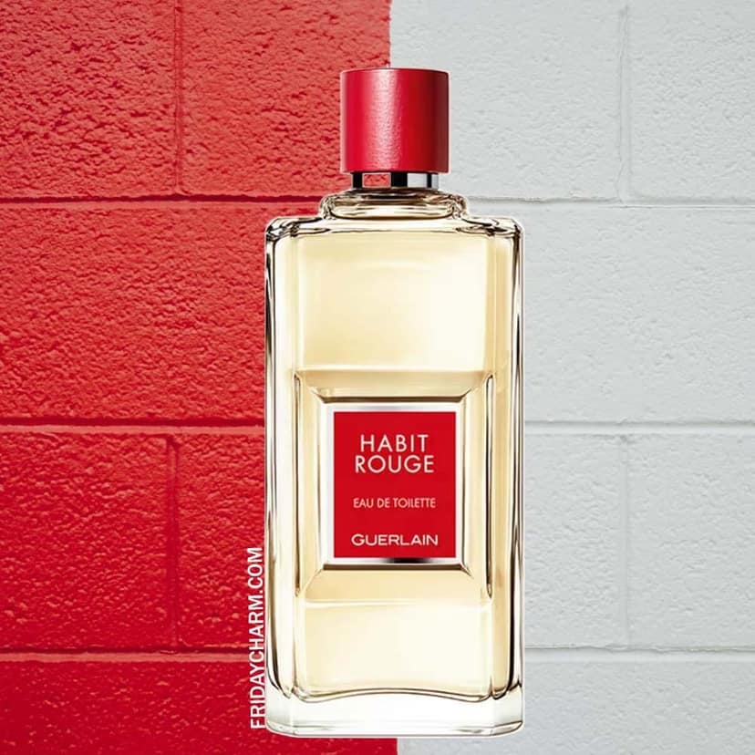 Guerlain Habit Rouge Eau De Toilette 100ml for Men Premium Luxury Long Lasting Warm Spicy Woody Aromatic Classic Designer Fragrance view 4