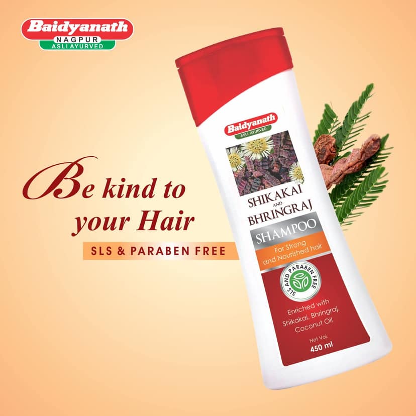 Baidyanath Shikakai and Bhringraj Shampoo 450 Ml view 3
