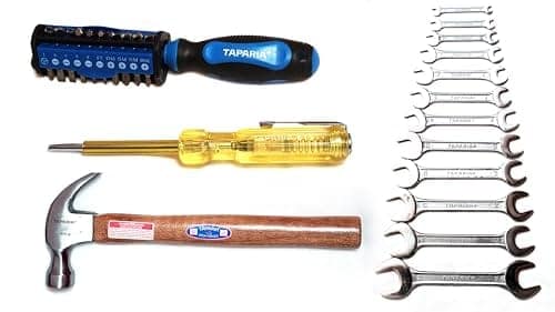 Taparia TK016 DEP-12, CLH-450, BS-31, 813 Screwdriver, Line Tester, Spanner Set 12 Pc, Claw Hammer Set view 2