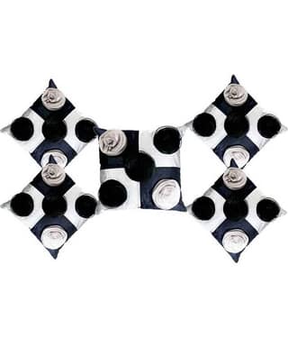 Belive-Me Set of 5 Poly Dupion Cushion Covers 40X40 cm (16X16)