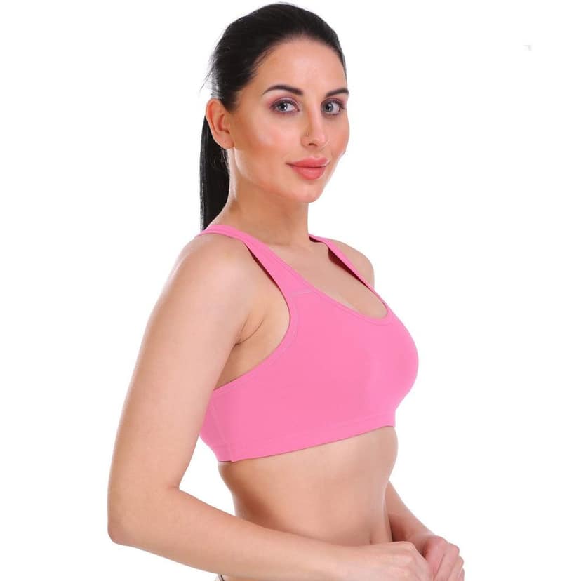 SONA Vibekart Women's Cotton Seamless Non Padded Racerback Sports Bra view 10