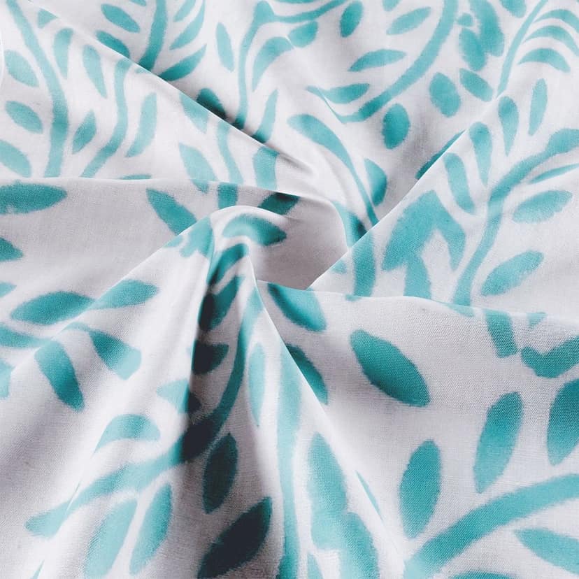 Cotton Blanket - Single Dohar ( 60 x 90 Inches) Blue Purple Bouquet view 2