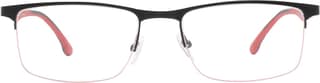 Carrera Eyeglass Half Supra Frames Black Crystal Frame