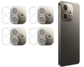 ISAAK Back Camera Lens Protector compatible for OPPO A5 Pro 5G (Pack of 4)