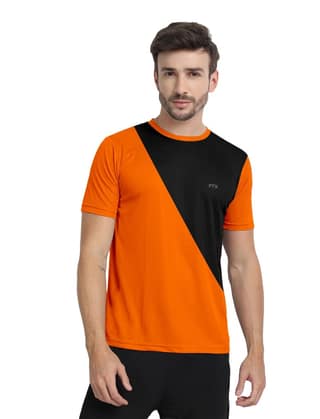FTX Men Drifit Colorblock Half Sleeve Tshirt
