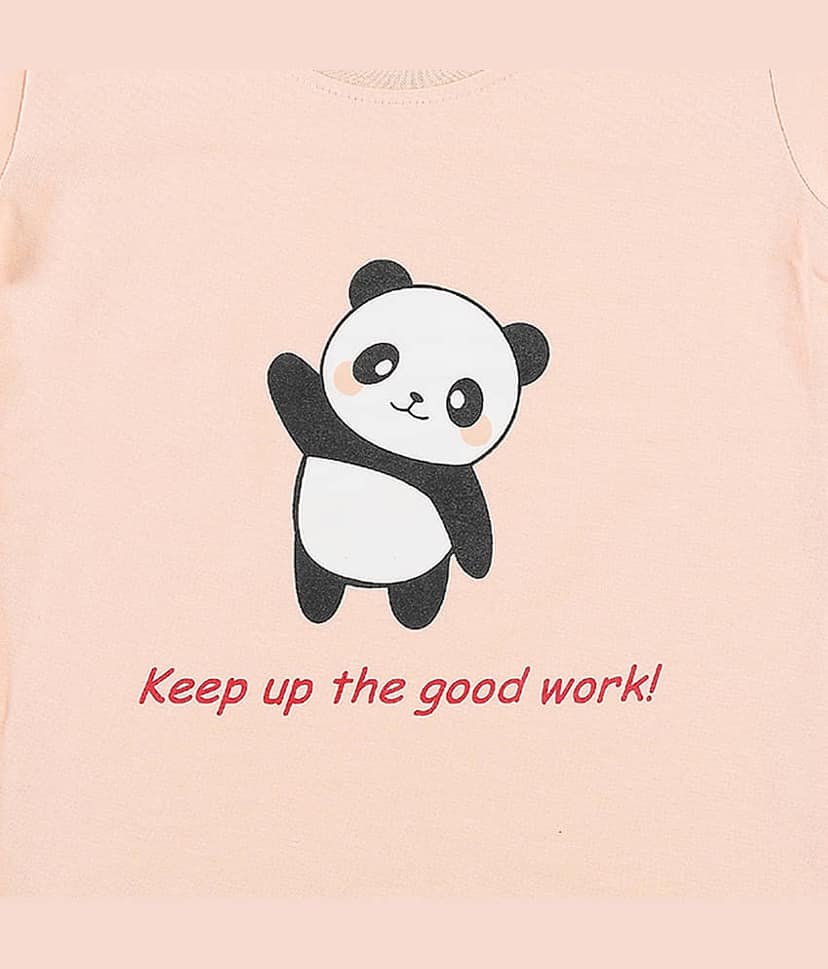 CATCUB Pack of 2 Unisex for Baby Cotton Blend T-Shirt ( Multi ) view 2