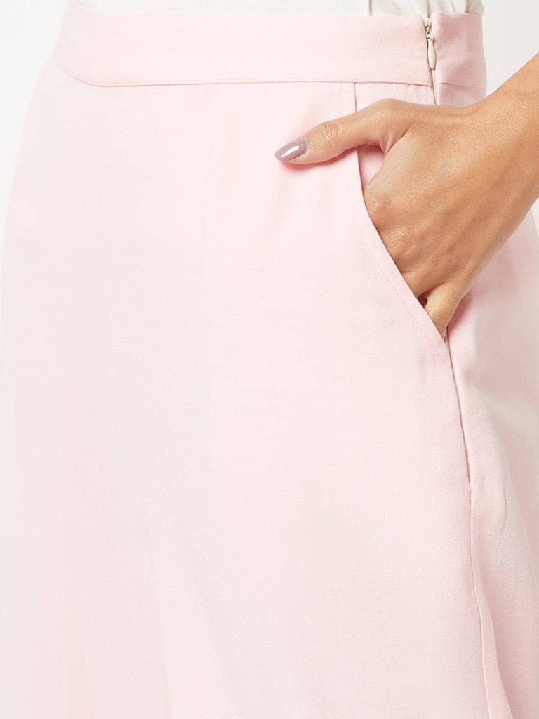 Soft Pink Poly Moss Power Suit view 5