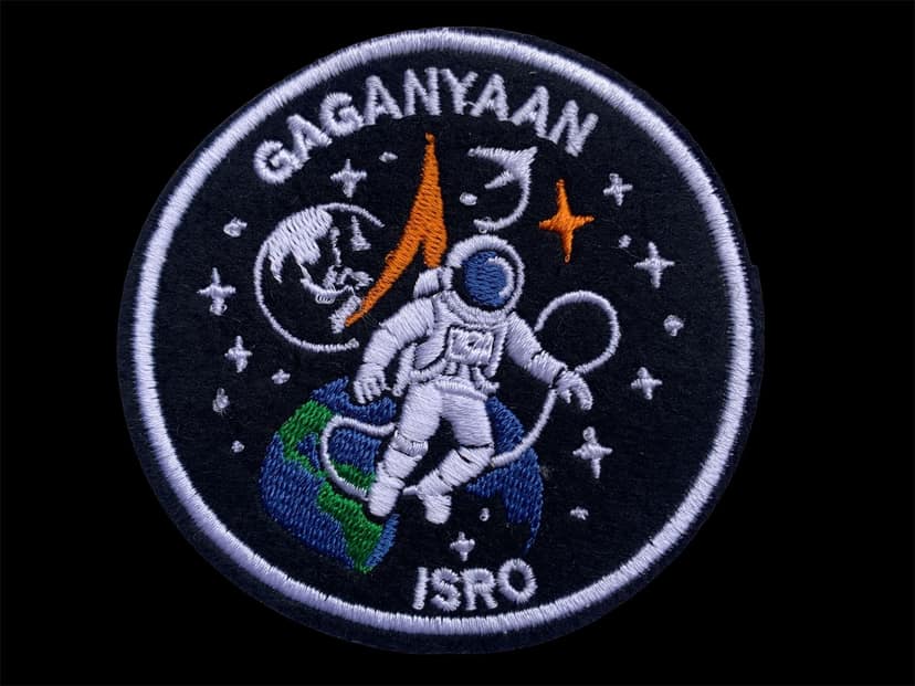 Gaganyaan: India’s First Human Spaceflight Patch (Pack of 2 Pcs)