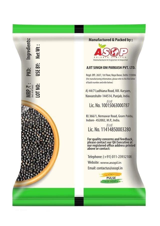 Aplus Kali Mirch Sabut Black Pepper 100gm(pouch) view 2