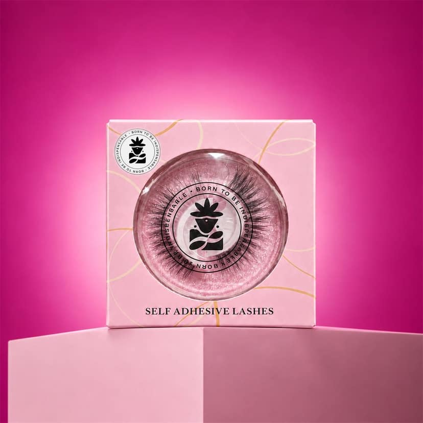 BOBI Self Adhesive Eyelashes SA04 Open Eye – Tapered Center Lift | Wide & Open-Eyed Look | Reusable | No Glue | Lightweight Wear view 3