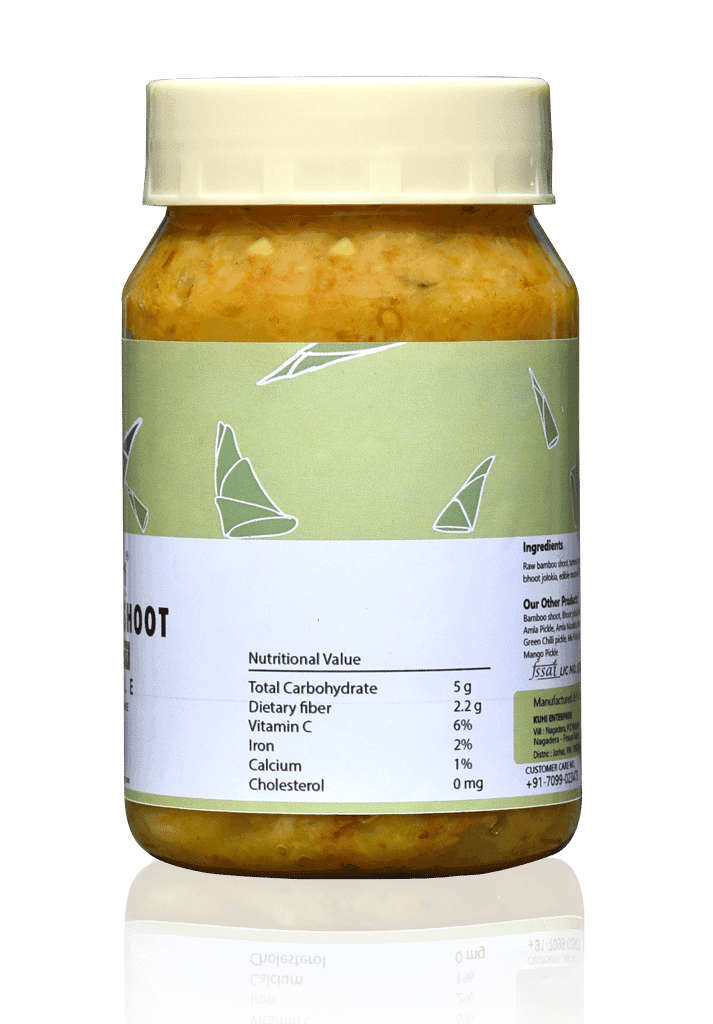 Kuhi's Bamboo Pickle made with King Chilli | Preservatives Free Pickle 200gm view 3