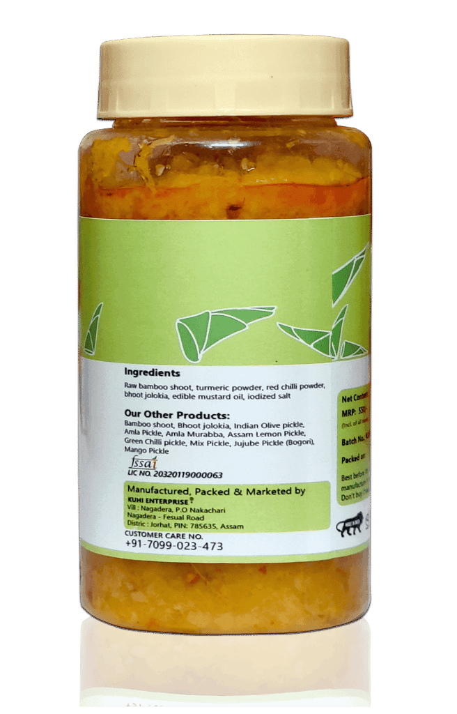 Kuhi's Bamboo Pickle made with King Chilli | Preservatives Free Pickle 200gm view 7