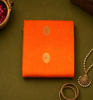 Handloom Chanderi Silk By Mercerized Cotton Saree