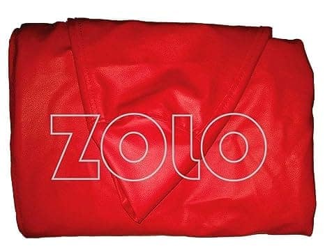ZOLO CV3 Leather, Suede Bean Bag Cover Only Without Beans (XL, Deep Red) view 2