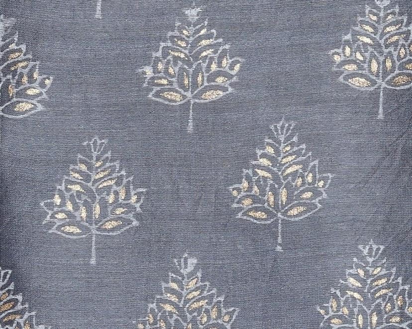 Traditional Block Print Chanderi Silk Suit set (CHA321) view 4