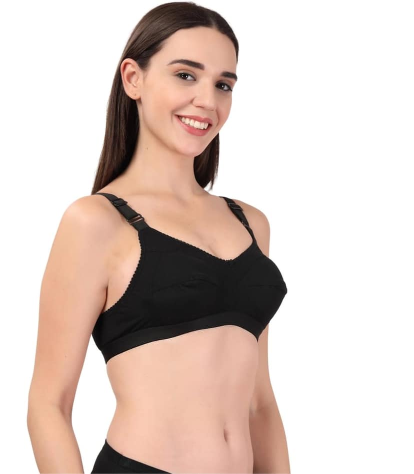 ADORNSTAR Women's Cotton Non-Padded Full Coverage Bra view 3