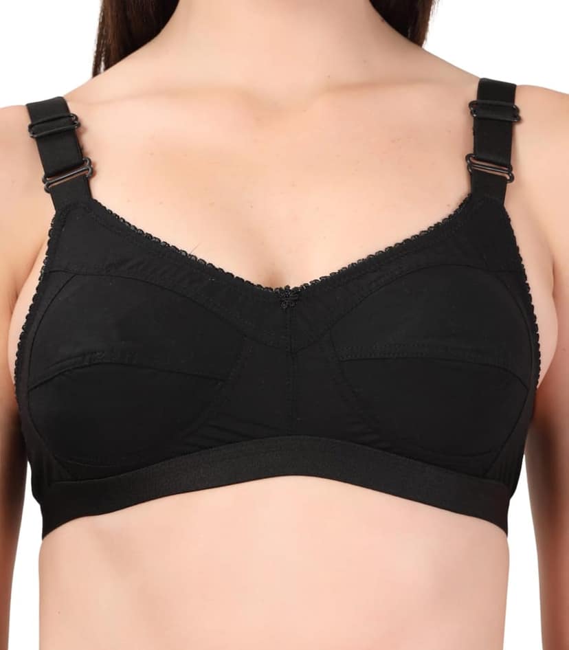 ADORNSTAR Women's Cotton Non-Padded Full Coverage Bra view 6