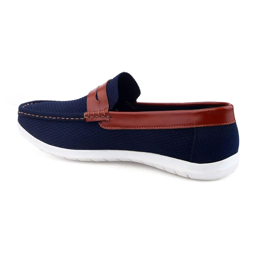 Men's Faux Leather Breathable Fabric Stylish Loafers view 4