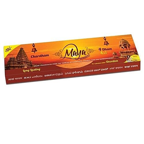 Maya Incense Sticks - Chardham, 80 Sticks