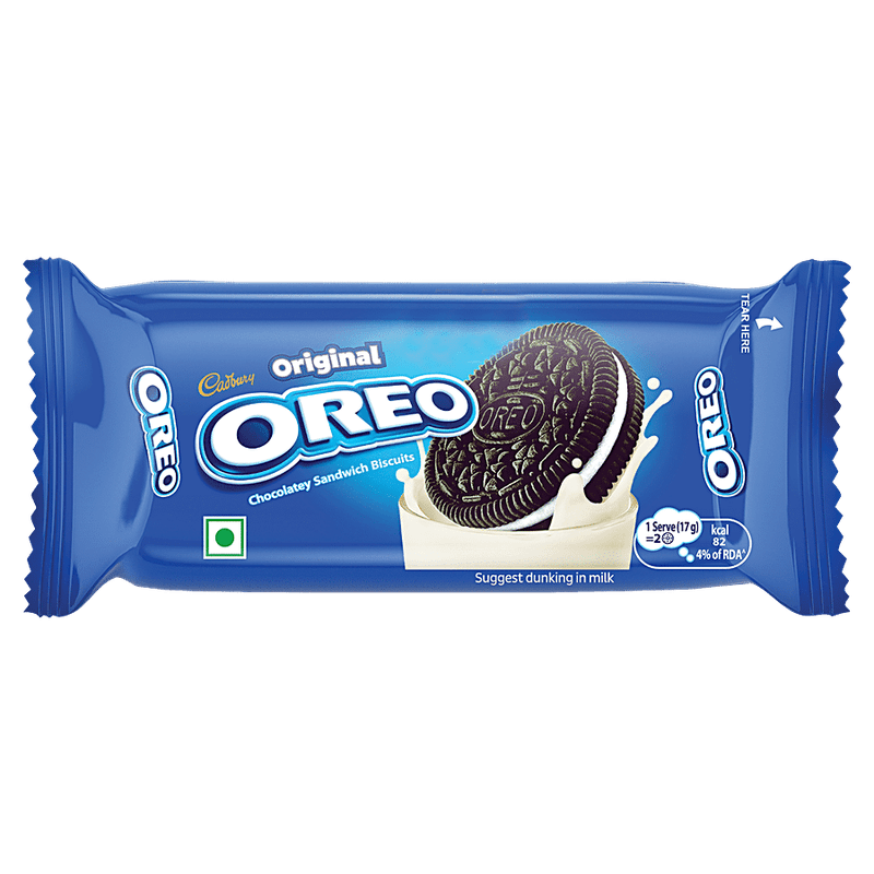 Cadbury Oreo Original Chocolatey Sandwich Biscuit, 43.75 g