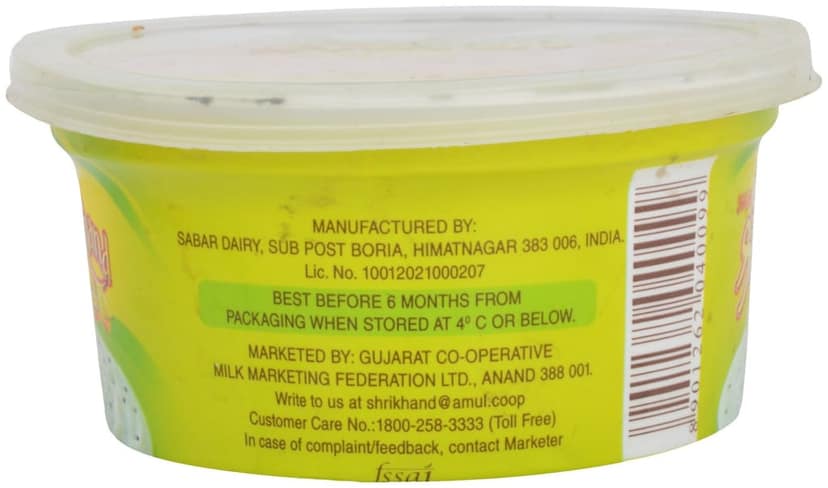 Amul Shrikhand Elaichi, 200 G Cup view 2