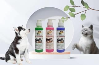 SWACCH Premium Shampoo for PET Shampoo (200ML) (Combo Pack of 3) NEEM ALOVERA, Lavender & Rose