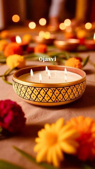 Exclusive Diwali Gift – 6 Wick Terracotta Candle