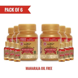 Kudos Maharaja Caps| Male Wellness Capsules | (Pack Of 6)
