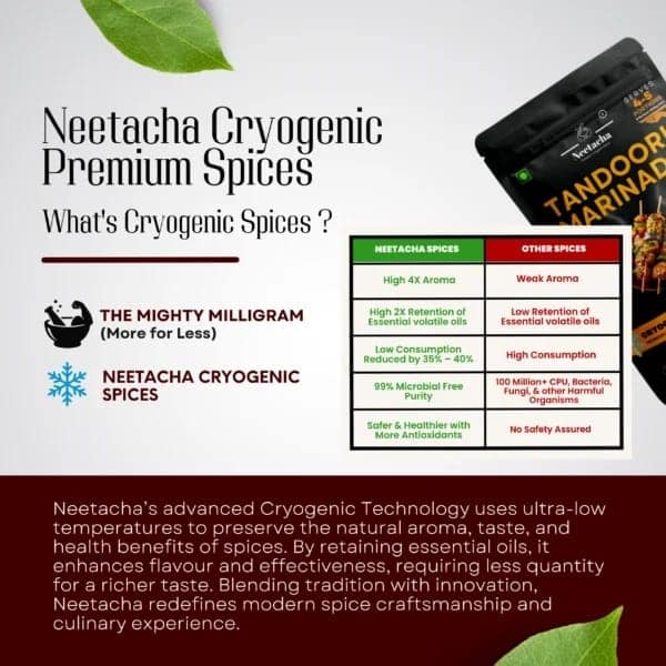 Neetacha Premium Cryogenic Tandoori Marinade I 50g view 3